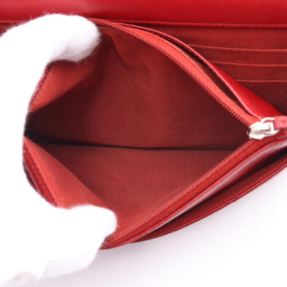 Chanel Matelasse Lambskin Shoulder Bag Red