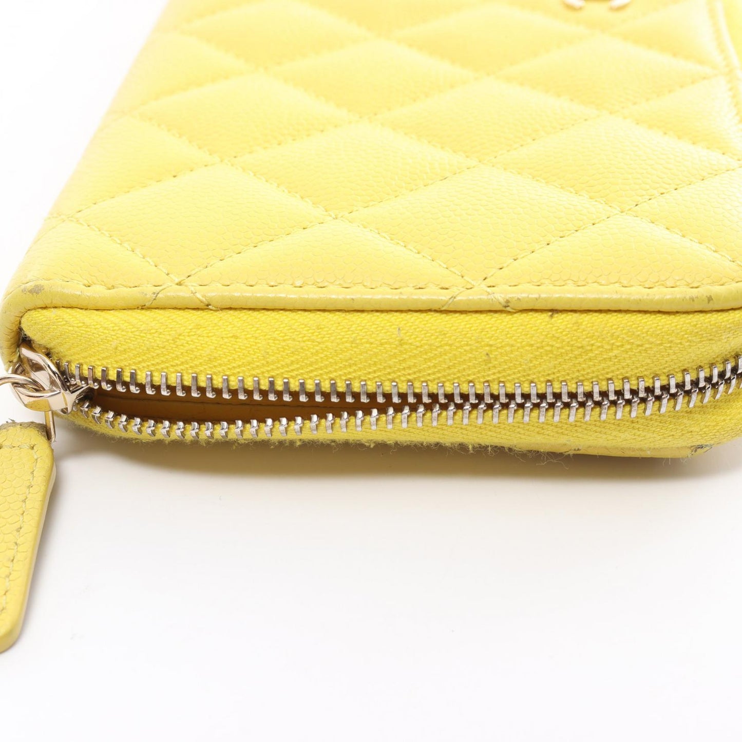Chanel Caviar Skin Matelasse Long Wallet