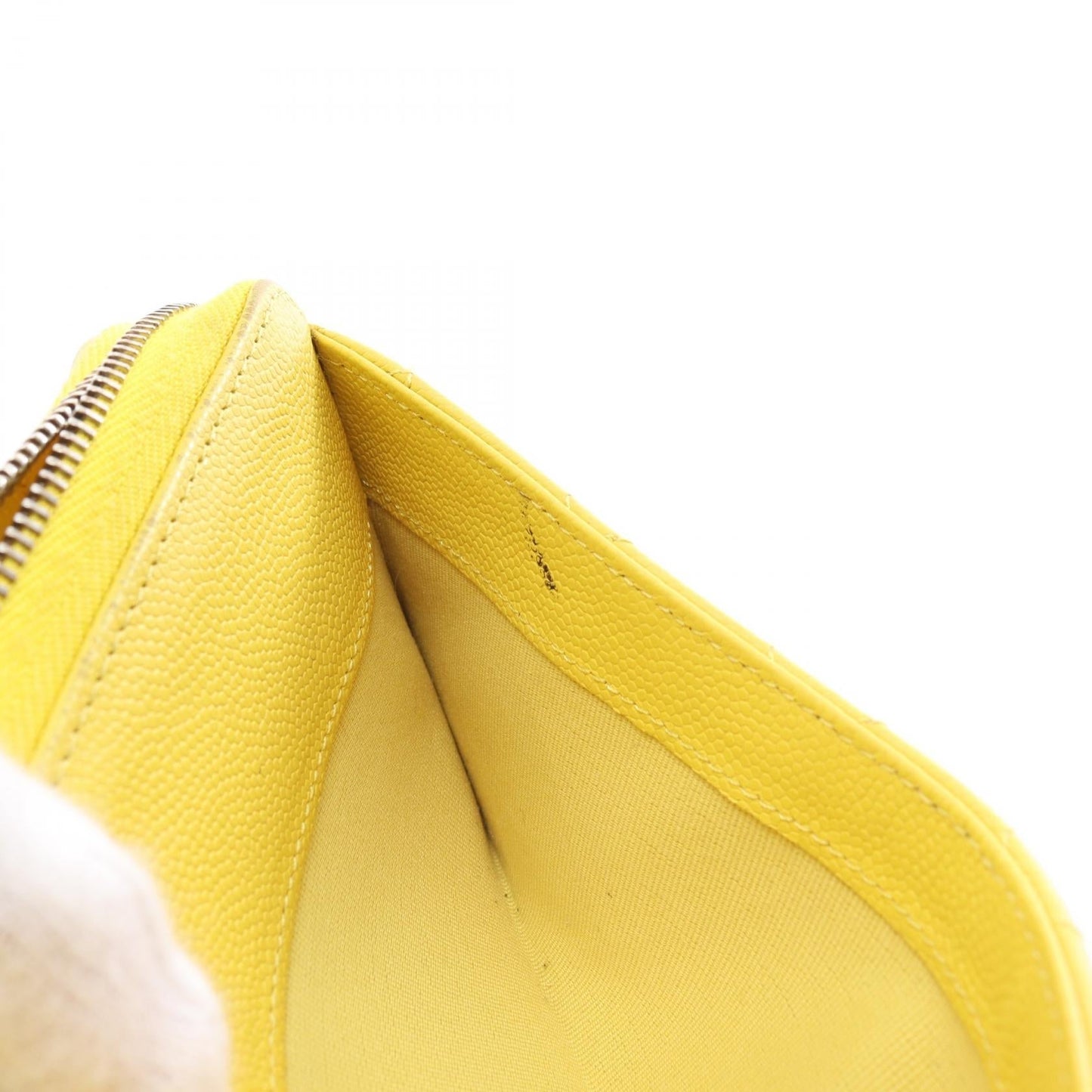 Chanel Caviar Skin Matelasse Long Wallet