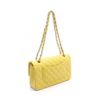 Chanel Caviar Skin Matelasse W Flap Shoulder Bag