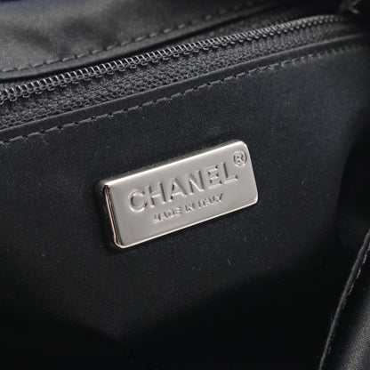 Chanel Leather Sequin Coco Mark Tote Bag