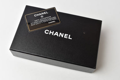 Chanel Quilted Leather Bifold Wallet Rose Silver Hardware
