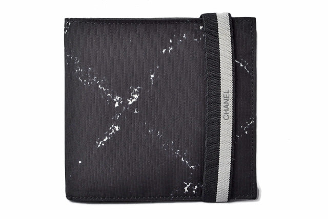 Chanel Nylon Men's Wallet Black