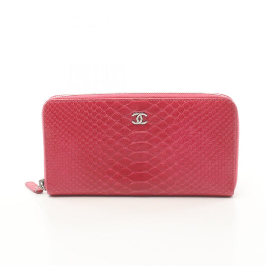 Chanel Coco Mark Long Wallet Leather Long Wallet 19420871 in New Condition