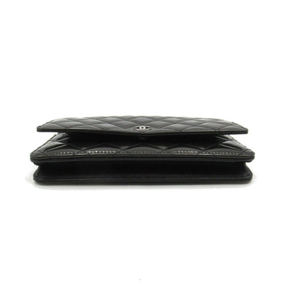 Chanel Patent Leather Chain Wallet Shoulder Bag