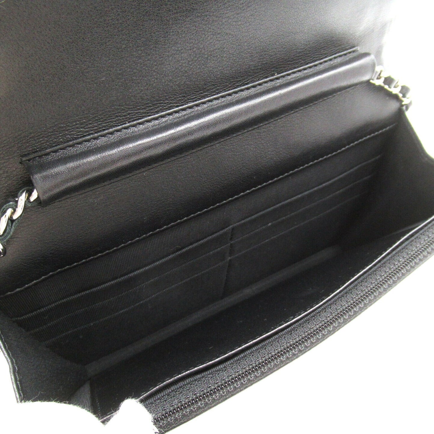 Chanel Patent Leather Chain Wallet Shoulder Bag