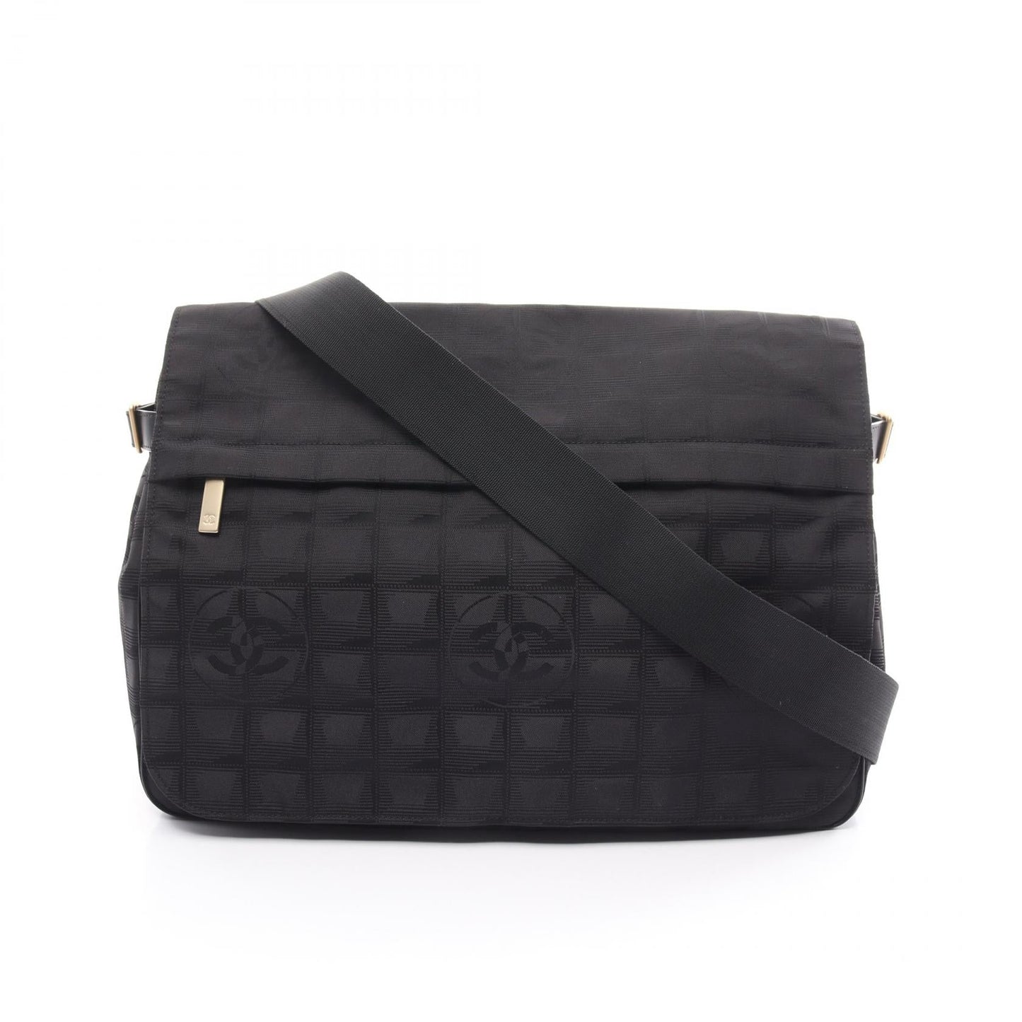 Chanel Nylon Canvas Leather Shoulder Bag