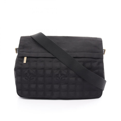 Chanel Nylon Canvas Leather Shoulder Bag