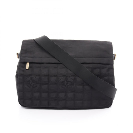 Chanel Nylon Canvas Leather Shoulder Bag