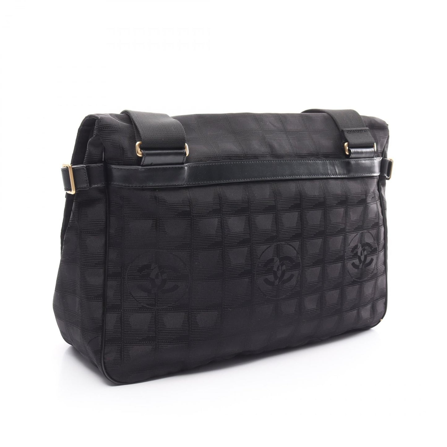 Chanel Nylon Canvas Leather Shoulder Bag
