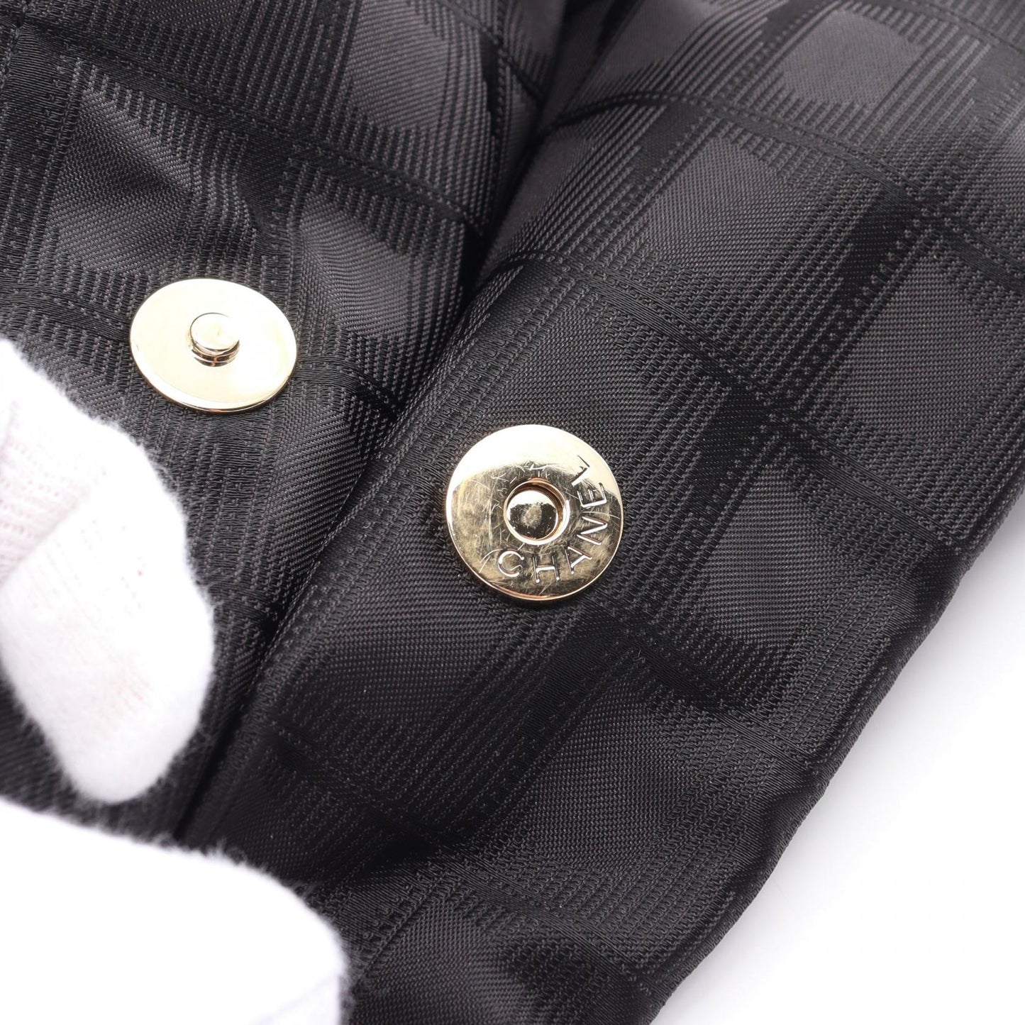 Chanel Nylon Canvas Leather Shoulder Bag