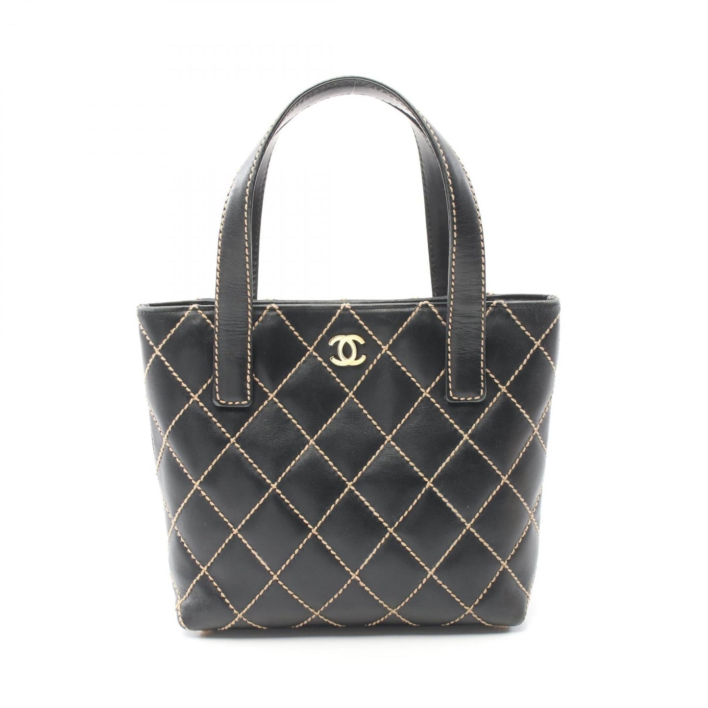 Chanel Wild Stitch Leather Tote Bag A18126