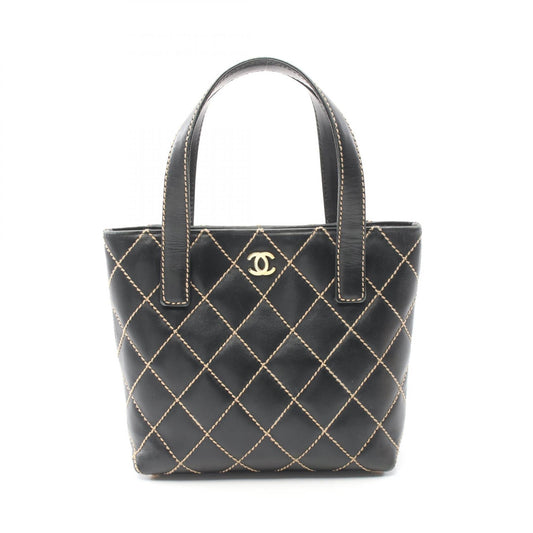 Chanel Wild Stitch Leather Tote Bag A18126