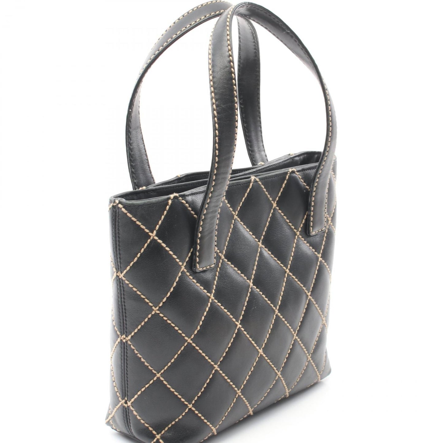 Chanel Wild Stitch Leather Tote Bag A18126