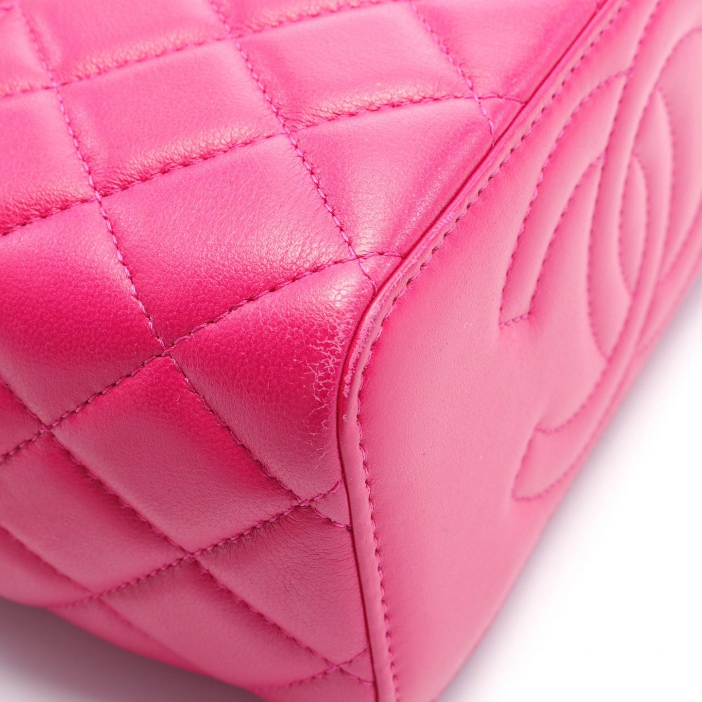 Chanel Matelasse Leather Vanity Shoulder Bag