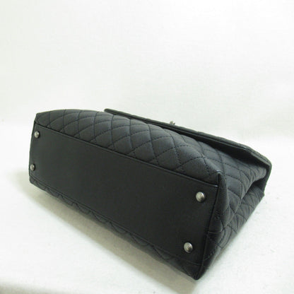 Chanel Caviar Skin Lizard Coco Handle 2way Bag