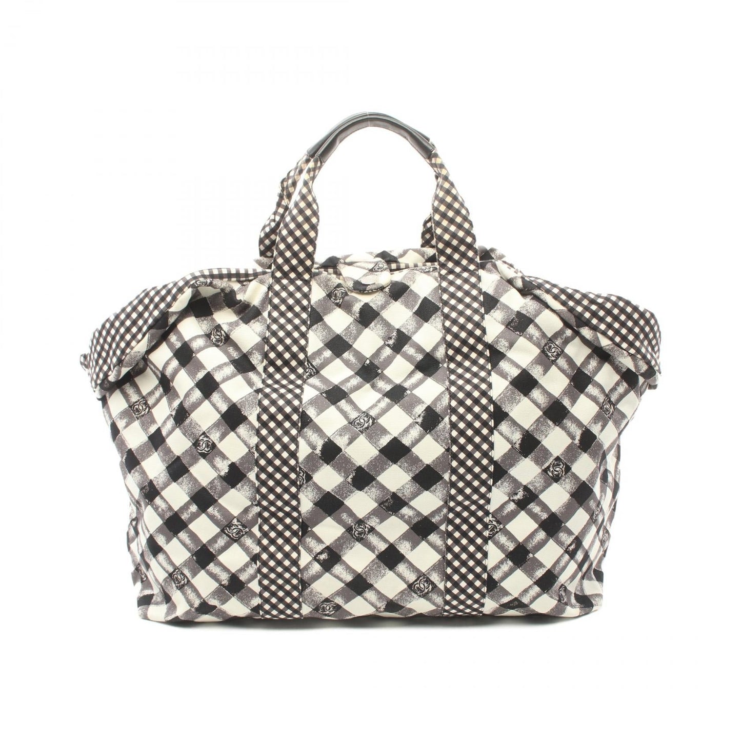 Chanel Canvas Leather Cruise Line Tote Bag