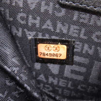 Chanel Camellia Round Zip Pouch Leather Vanity Bag 7849067 in New Condition