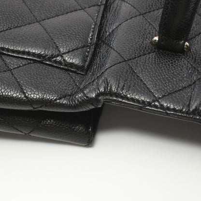 Chanel CC Caviar Matelasse Handbag Leather Handbag A12397 in New Condition