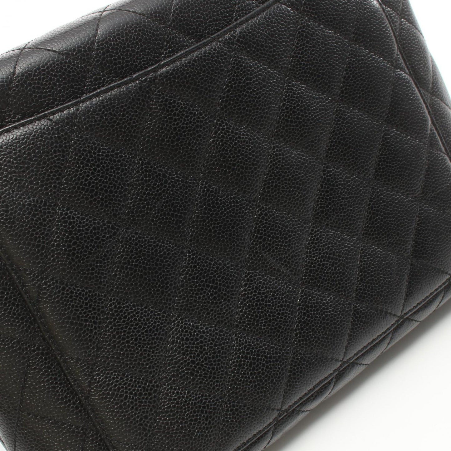 Chanel CC Caviar Matelasse Handbag Leather Handbag A12397 in New Condition