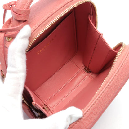 Chanel Caviar CC Filigree Shoulder Bag Pink