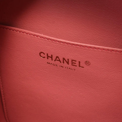 Chanel Caviar CC Filigree Shoulder Bag Pink