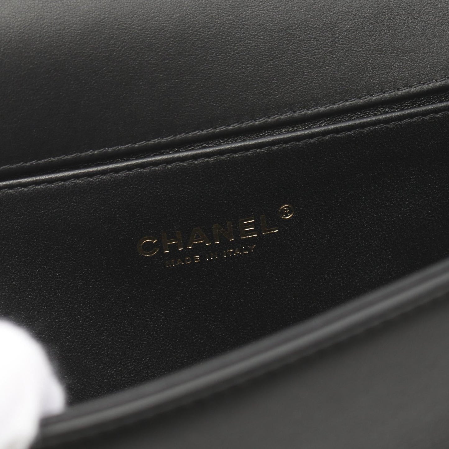 Chanel Boy Matelasse Shoulder Bag Black