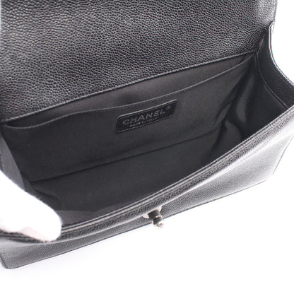 Chanel Boy Matelasse Shoulder Bag Black A67086