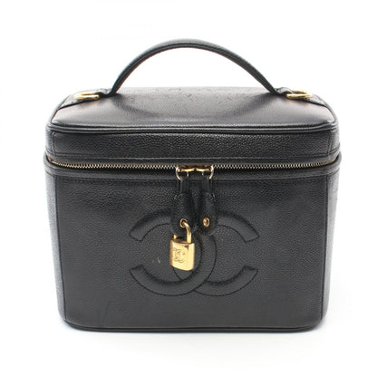 Chanel CC Caviar Vanity Handbag  Leather Handbag A06238 in New Condition