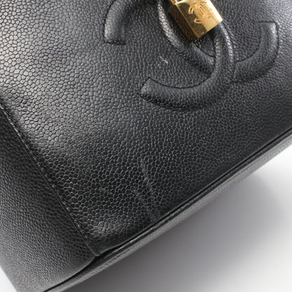 Chanel CC Caviar Vanity Handbag  Leather Handbag A06238 in New Condition