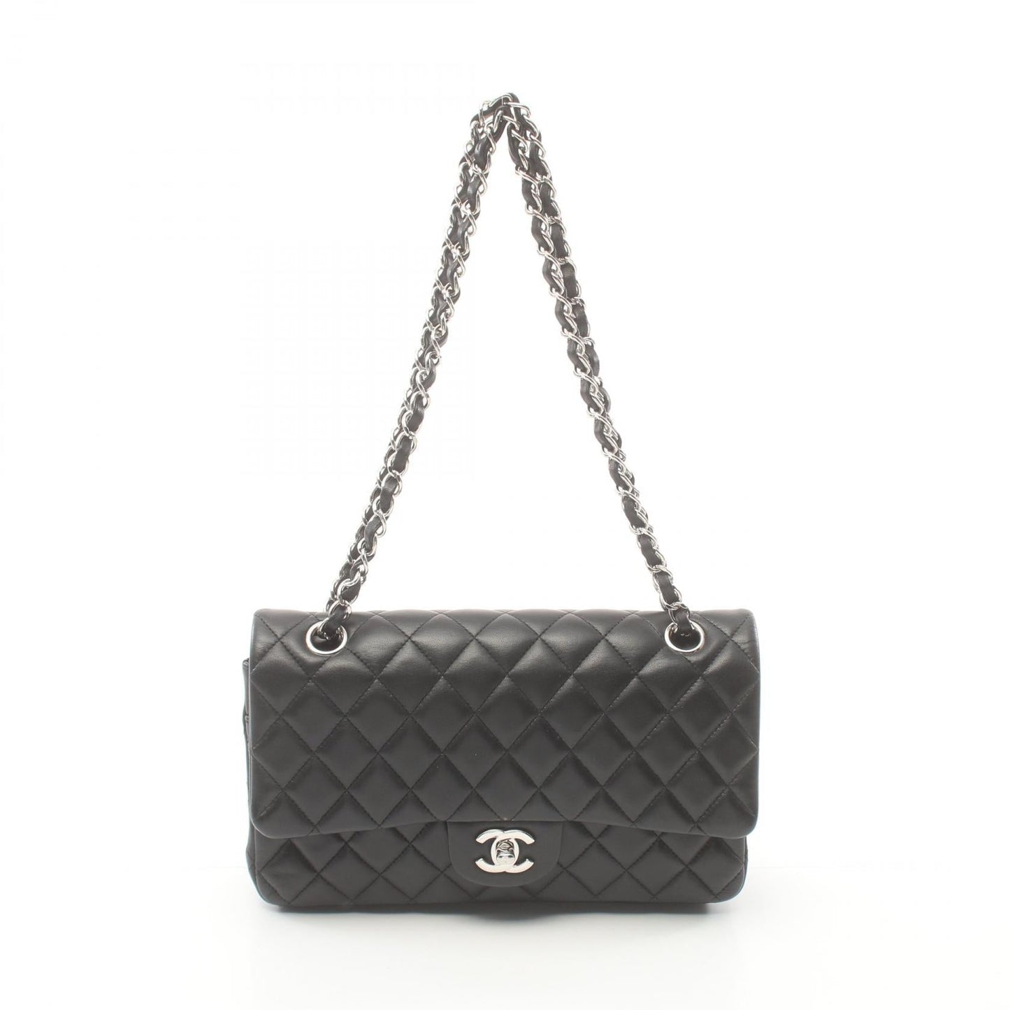 Chanel Matelasse Leather Shoulder Bag Black