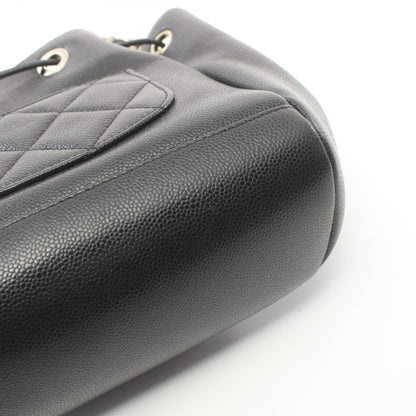 Chanel Caviar Matelasse Bucket Shoulder Bag AS2353