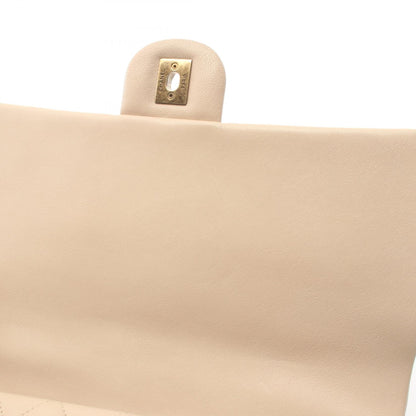 Chanel Matelasse Leather Handbag Beige A93443