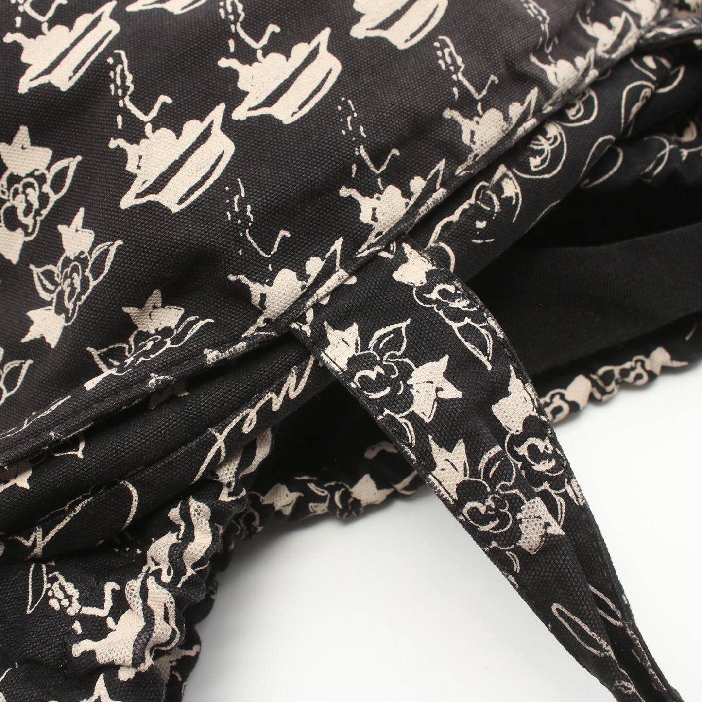 Chanel Canvas Drawstring Tote Bag Canvas Tote Bag in New Condition