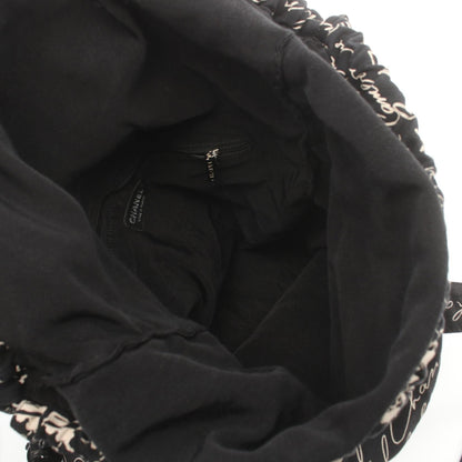 Chanel Camellia Canvas Tote Bag