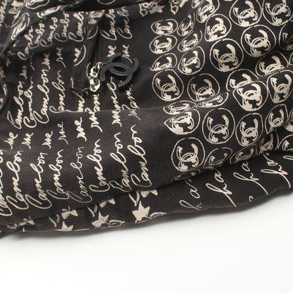 Chanel Camellia Canvas Tote Bag