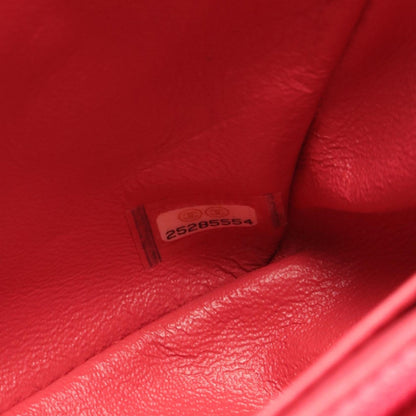 Chanel Mini Square Classic Single Flap Bag Leather Shoulder Bag