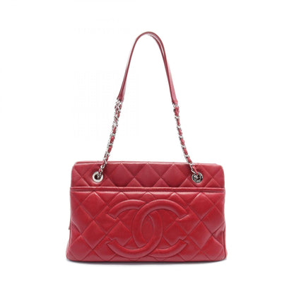 Chanel CC Caviar Matelasse Tote Leather Tote Bag A67294 in New Condition