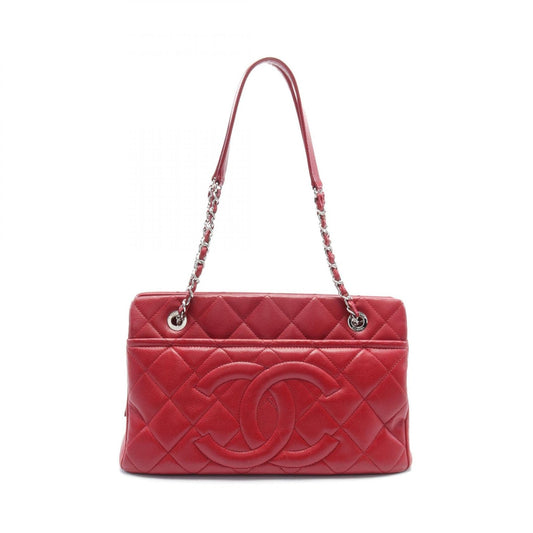 Chanel CC Caviar Matelasse Tote Leather Tote Bag A67294 in New Condition