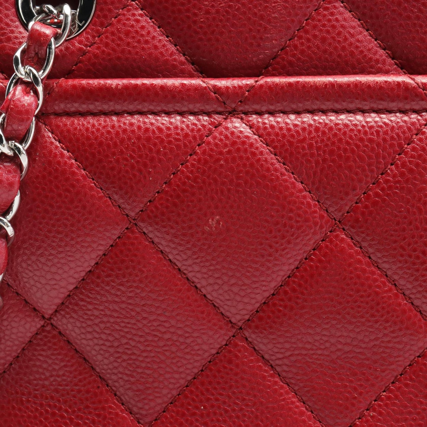 Chanel CC Caviar Matelasse Tote Leather Tote Bag A67294 in New Condition