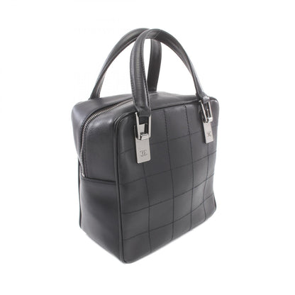 Chanel Leather Chocobar Handbag Black