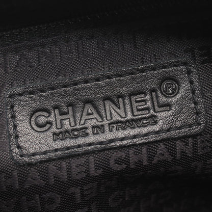 Chanel Leather Chocobar Handbag Black
