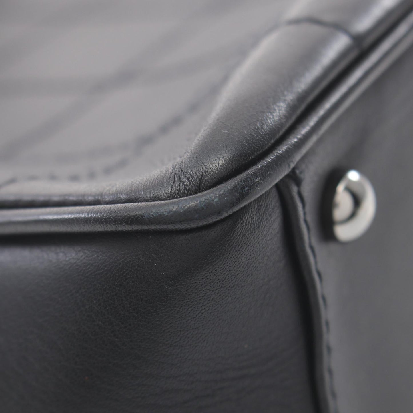 Chanel Leather Chocobar Handbag Black