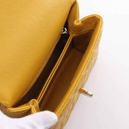 Chanel CC Handle XXS Bag Leather Handbag AS2215