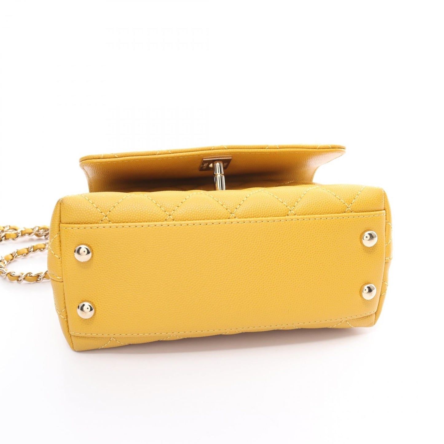 Chanel CC Handle XXS Bag Leather Handbag AS2215