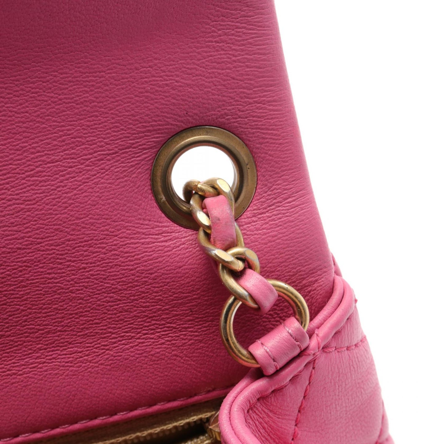 Chanel CC Pearl Crush Mini Flap Bag  Leather Shoulder Bag AS1787