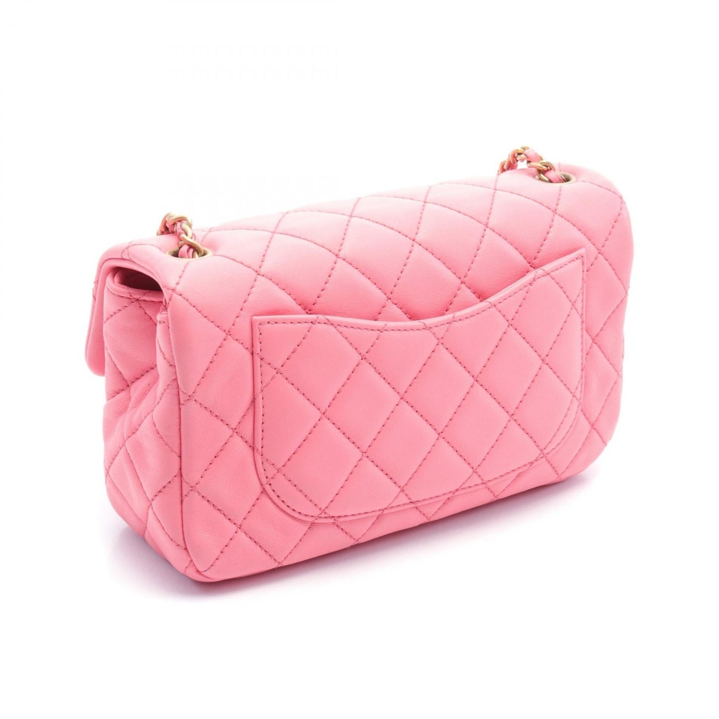 Chanel CC Pearl Crush Mini Flap Bag  Leather Shoulder Bag AS1787