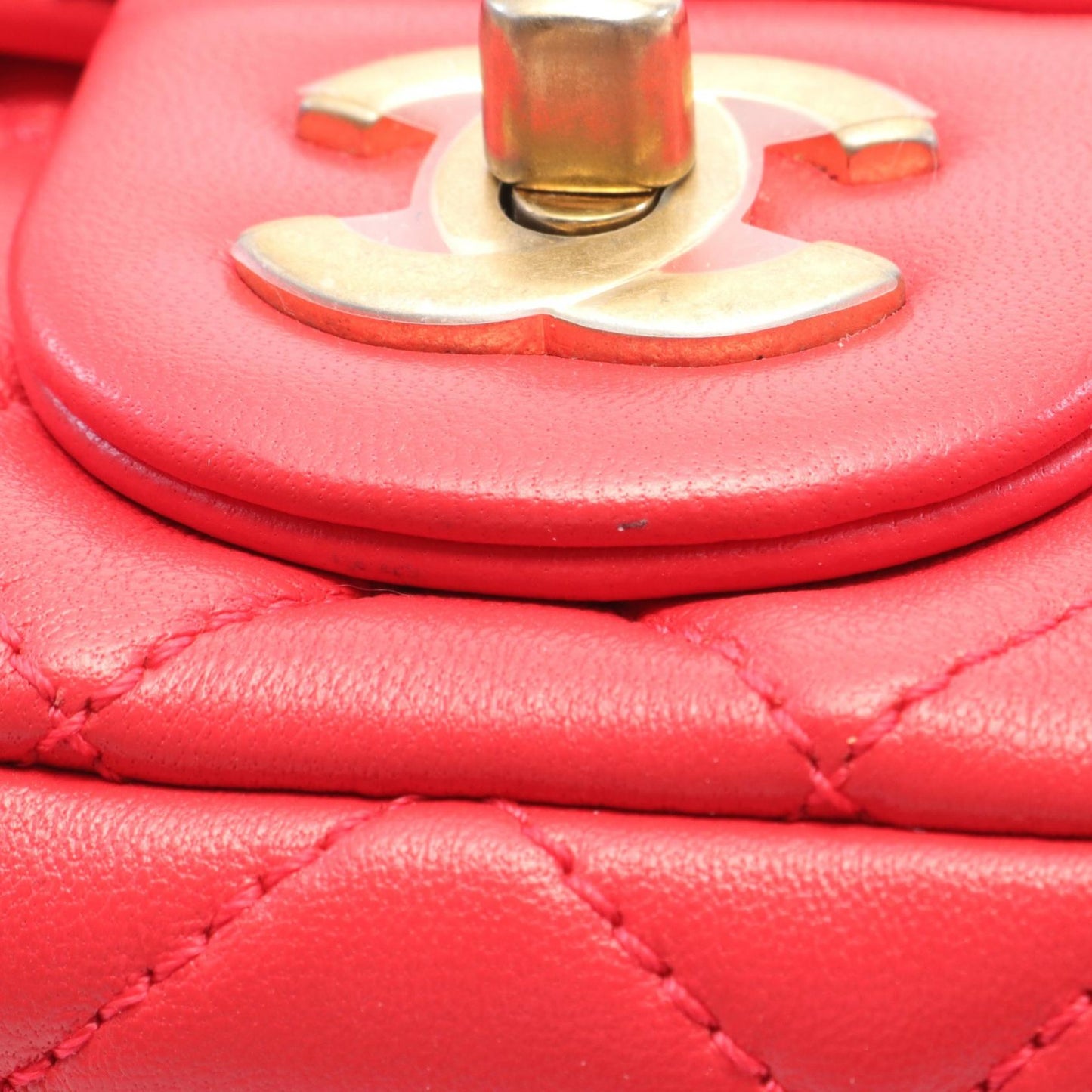 Chanel CC Pearl Crush Mini Flap Bag  Leather Shoulder Bag AS1787