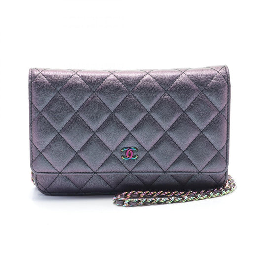 Chanel Quilted Leather Chain Flap Bag Leather Shoulder Bag in New Condition