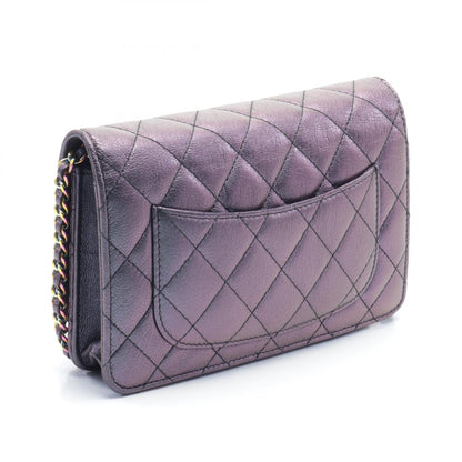 Chanel Quilted Leather Chain Flap Bag Leather Shoulder Bag in New Condition